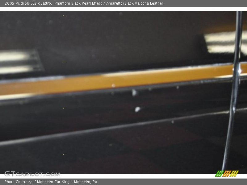 Phantom Black Pearl Effect / Amaretto/Black Valcona Leather 2009 Audi S8 5.2 quattro