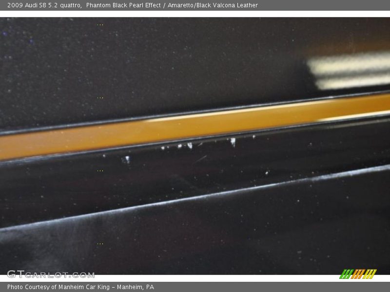 Phantom Black Pearl Effect / Amaretto/Black Valcona Leather 2009 Audi S8 5.2 quattro