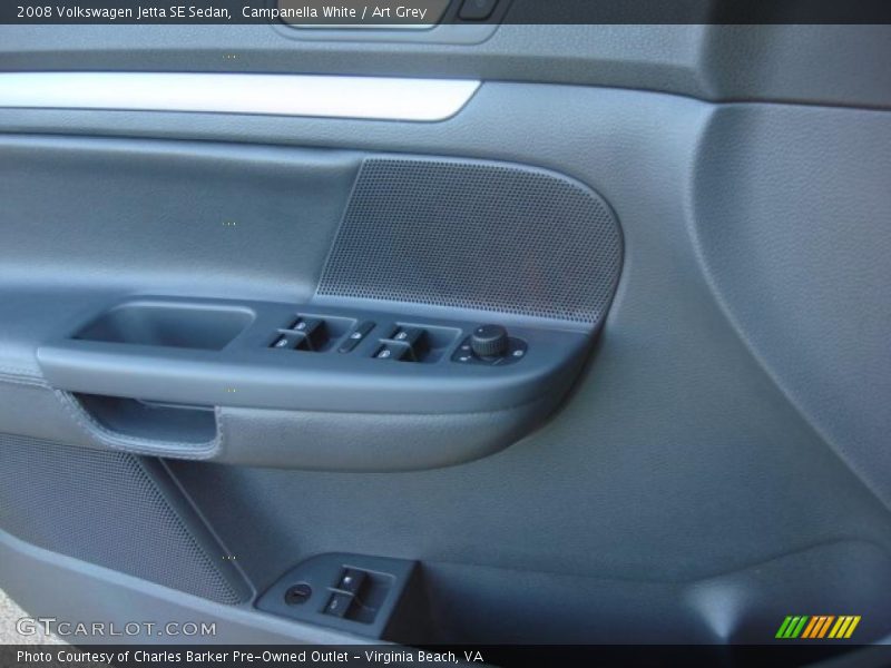 Campanella White / Art Grey 2008 Volkswagen Jetta SE Sedan