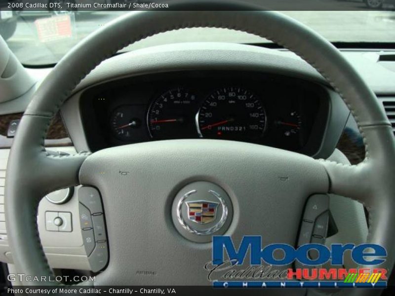 Titanium Chromaflair / Shale/Cocoa 2008 Cadillac DTS