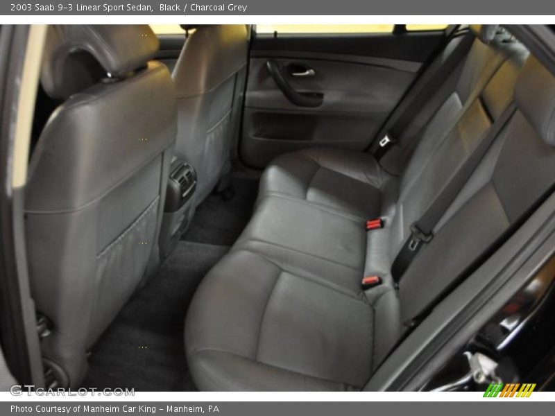 Black / Charcoal Grey 2003 Saab 9-3 Linear Sport Sedan