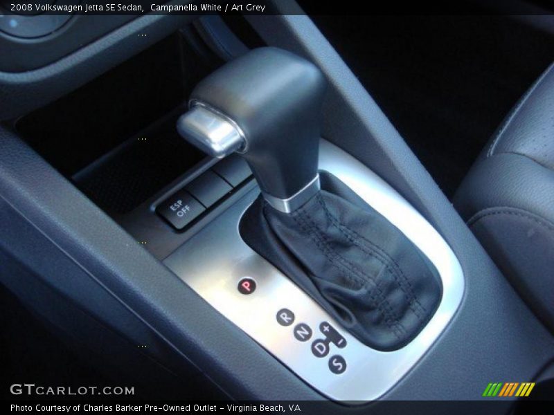 Campanella White / Art Grey 2008 Volkswagen Jetta SE Sedan