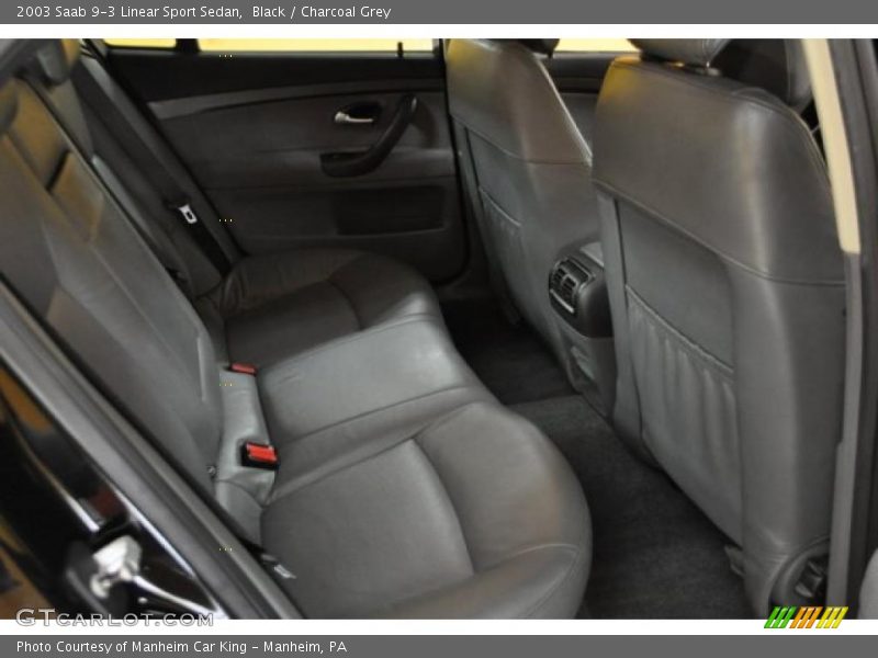 Black / Charcoal Grey 2003 Saab 9-3 Linear Sport Sedan