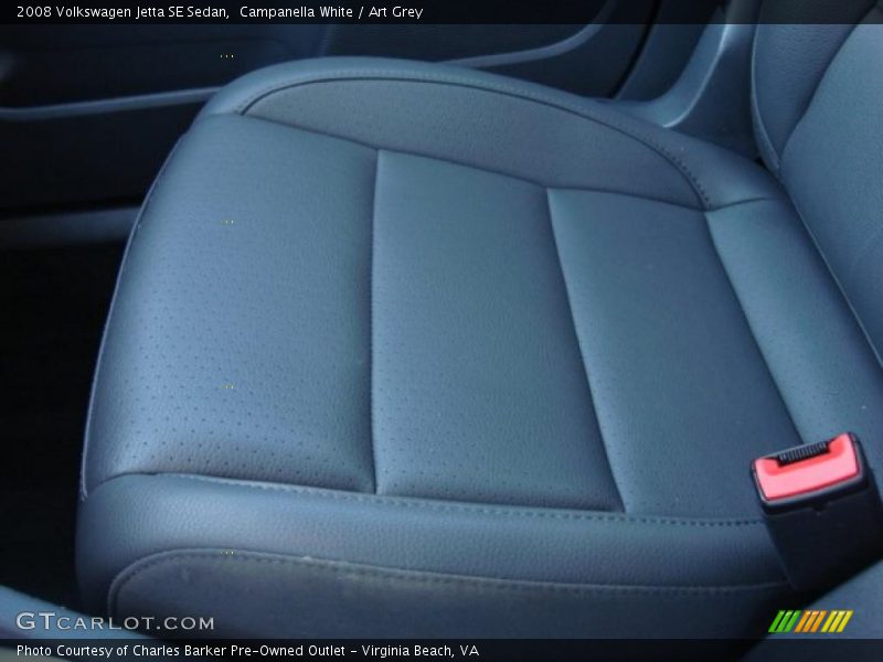 Campanella White / Art Grey 2008 Volkswagen Jetta SE Sedan