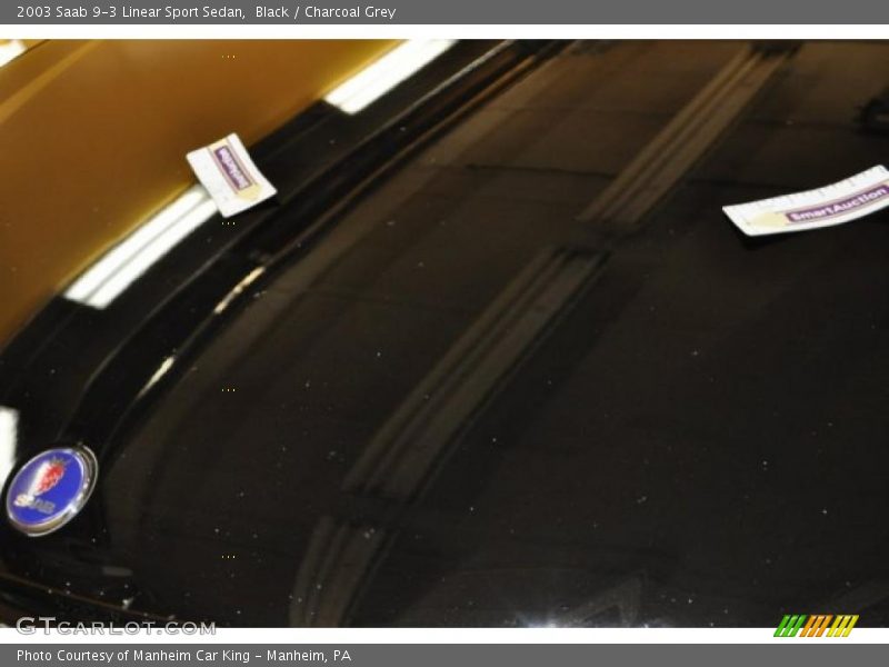 Black / Charcoal Grey 2003 Saab 9-3 Linear Sport Sedan