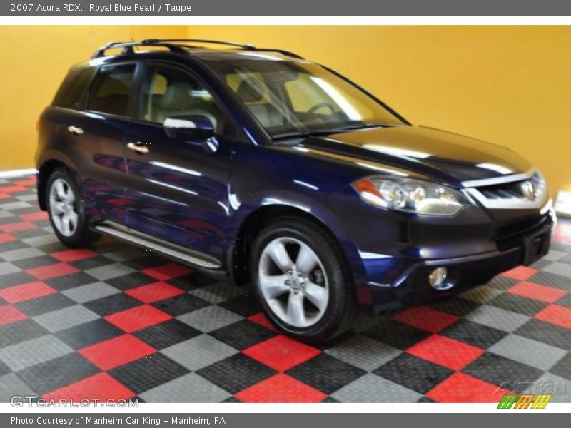 Royal Blue Pearl / Taupe 2007 Acura RDX