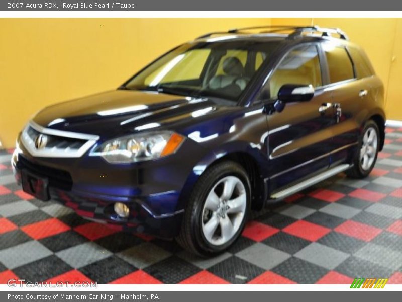 Royal Blue Pearl / Taupe 2007 Acura RDX