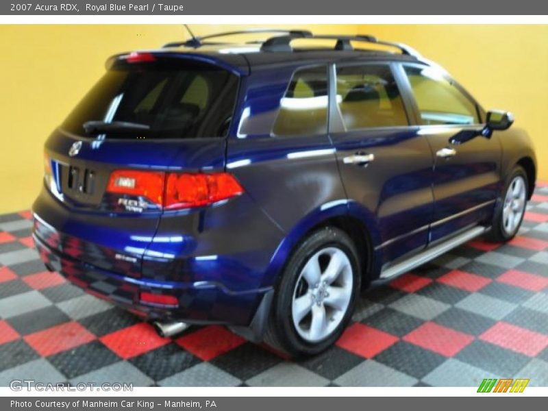 Royal Blue Pearl / Taupe 2007 Acura RDX