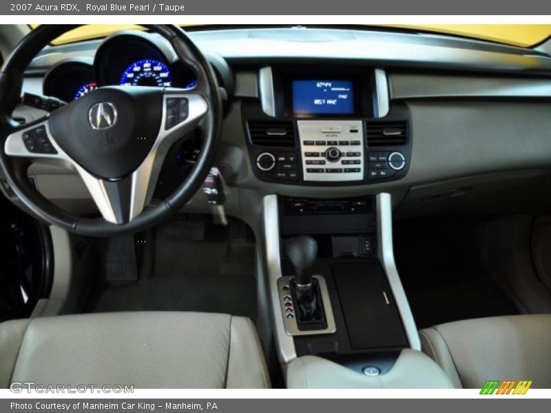 Royal Blue Pearl / Taupe 2007 Acura RDX