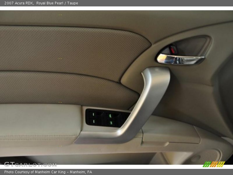 Royal Blue Pearl / Taupe 2007 Acura RDX