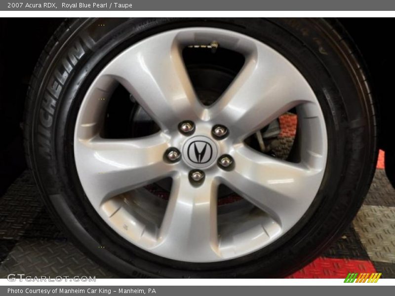 Royal Blue Pearl / Taupe 2007 Acura RDX