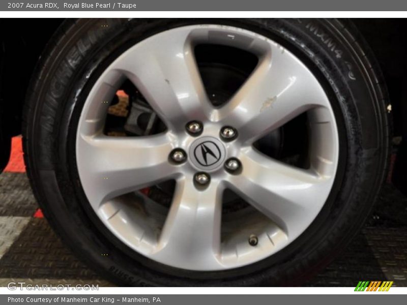 Royal Blue Pearl / Taupe 2007 Acura RDX