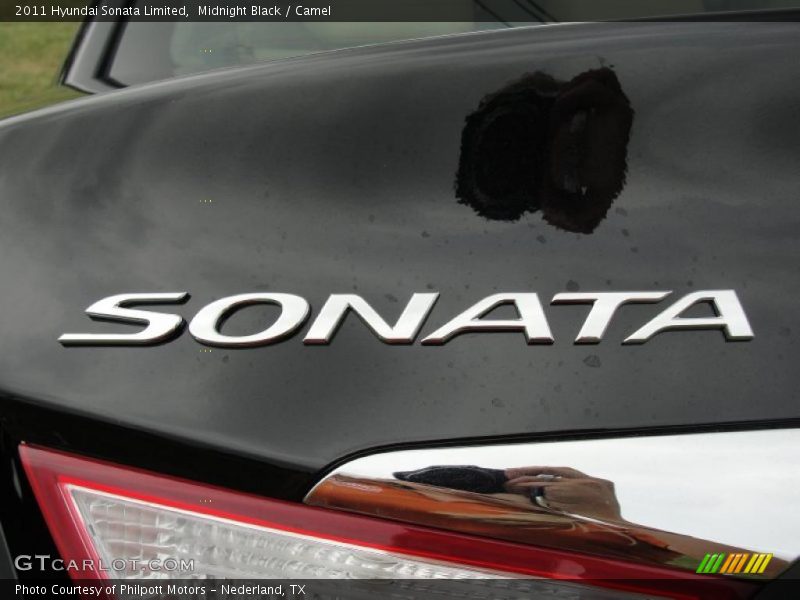 Midnight Black / Camel 2011 Hyundai Sonata Limited