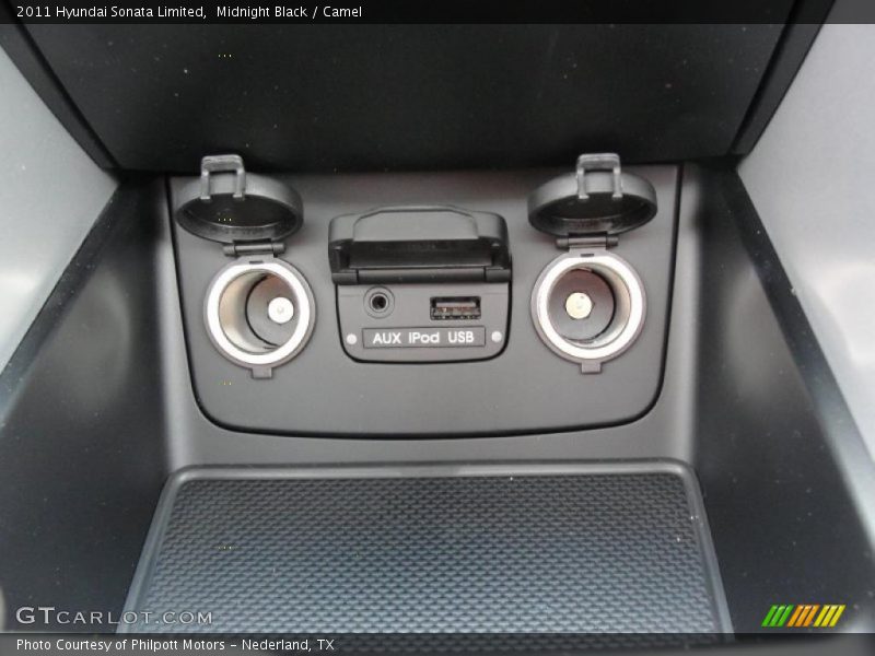 Midnight Black / Camel 2011 Hyundai Sonata Limited