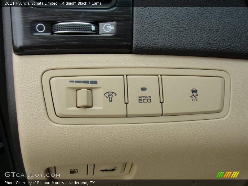 Midnight Black / Camel 2011 Hyundai Sonata Limited