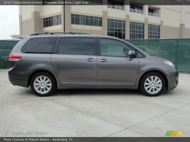 Predawn Gray Mica / Light Gray 2011 Toyota Sienna Limited