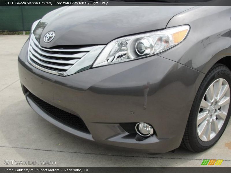 Predawn Gray Mica / Light Gray 2011 Toyota Sienna Limited