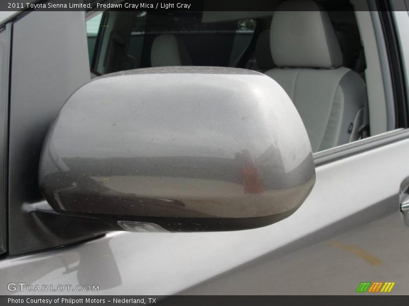 Predawn Gray Mica / Light Gray 2011 Toyota Sienna Limited