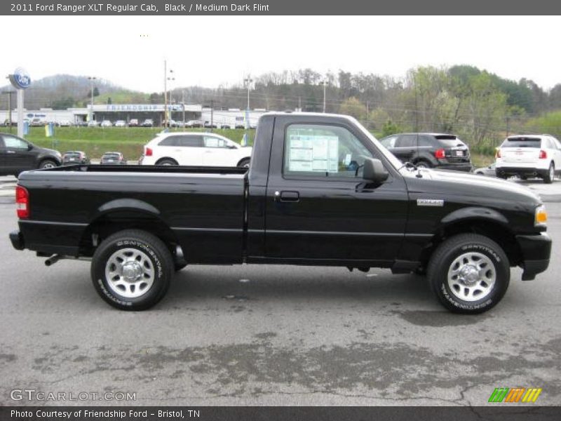 Black / Medium Dark Flint 2011 Ford Ranger XLT Regular Cab