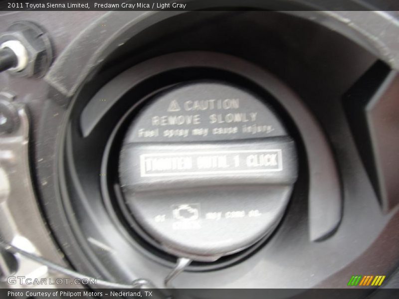 Predawn Gray Mica / Light Gray 2011 Toyota Sienna Limited