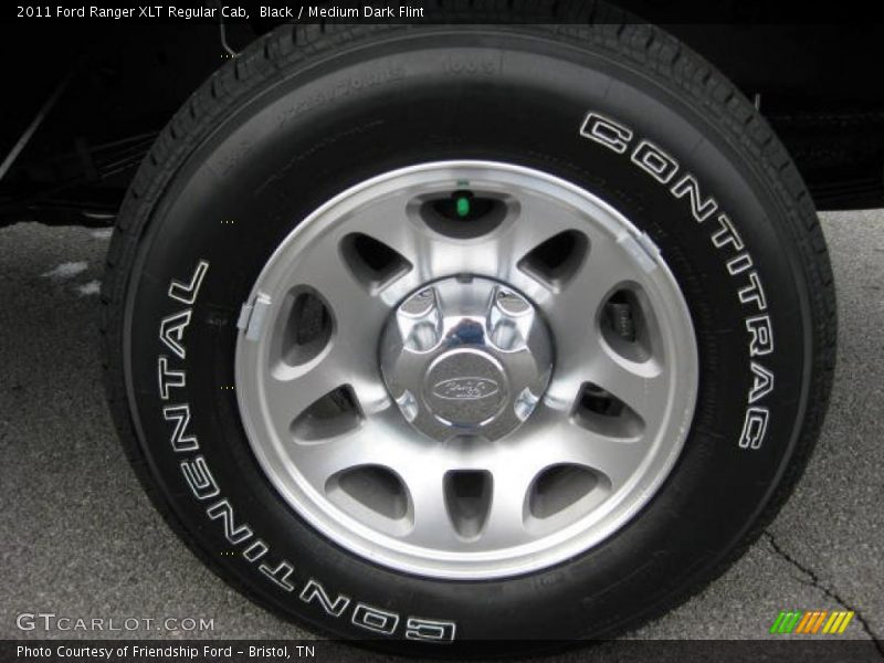 Black / Medium Dark Flint 2011 Ford Ranger XLT Regular Cab