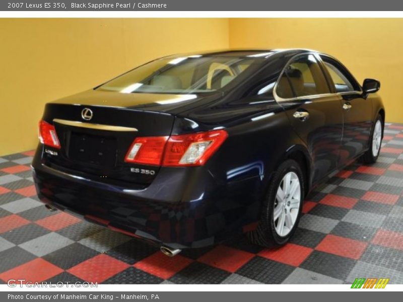 Black Sapphire Pearl / Cashmere 2007 Lexus ES 350