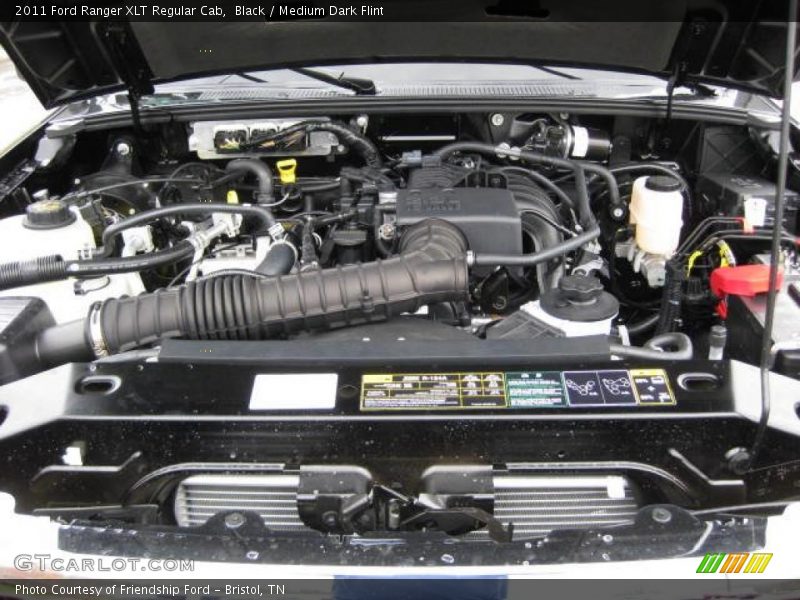 Black / Medium Dark Flint 2011 Ford Ranger XLT Regular Cab