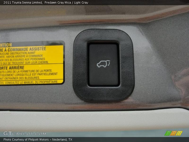 Predawn Gray Mica / Light Gray 2011 Toyota Sienna Limited