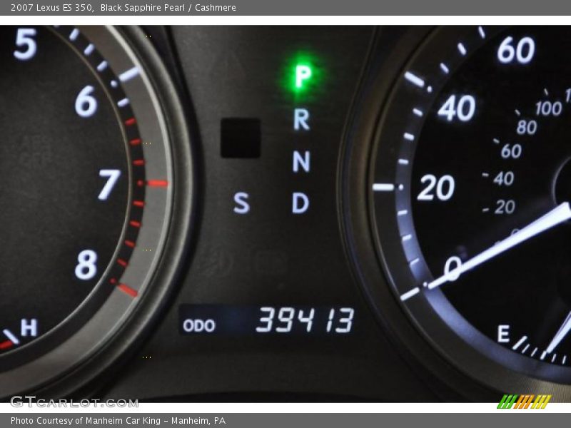 Black Sapphire Pearl / Cashmere 2007 Lexus ES 350