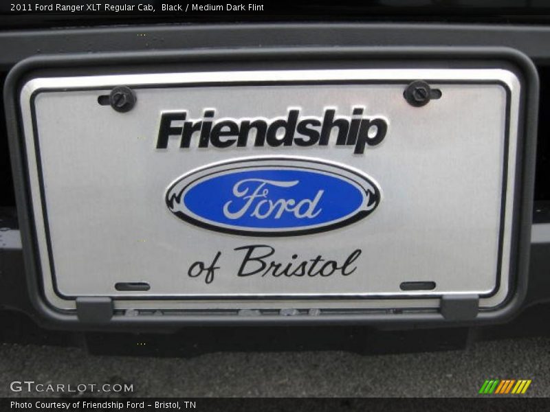 Black / Medium Dark Flint 2011 Ford Ranger XLT Regular Cab