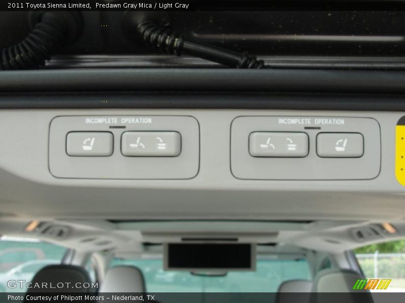 Predawn Gray Mica / Light Gray 2011 Toyota Sienna Limited