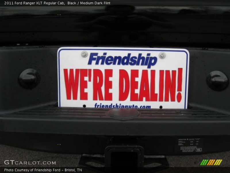Black / Medium Dark Flint 2011 Ford Ranger XLT Regular Cab