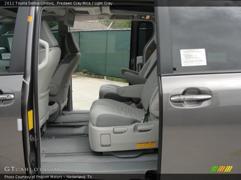 Predawn Gray Mica / Light Gray 2011 Toyota Sienna Limited