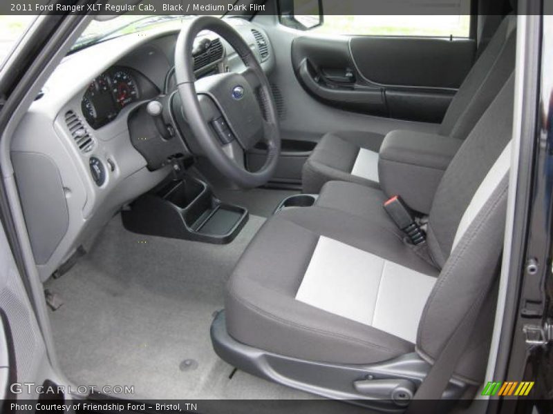Black / Medium Dark Flint 2011 Ford Ranger XLT Regular Cab