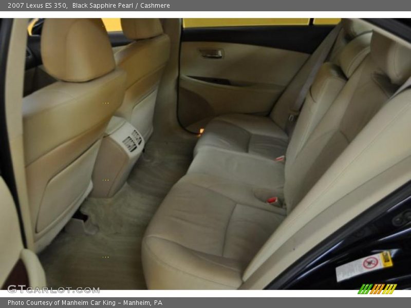 Black Sapphire Pearl / Cashmere 2007 Lexus ES 350