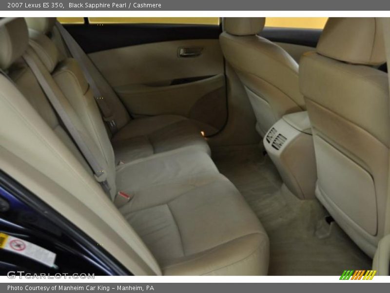 Black Sapphire Pearl / Cashmere 2007 Lexus ES 350