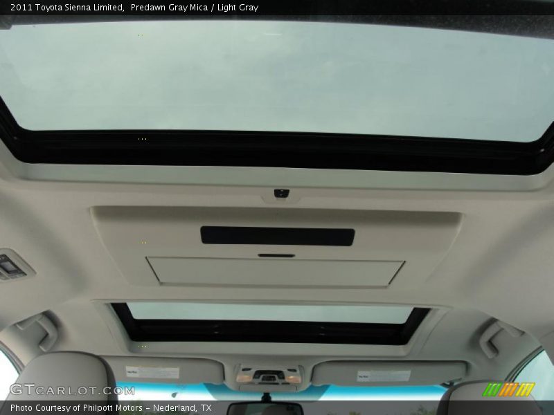 Predawn Gray Mica / Light Gray 2011 Toyota Sienna Limited