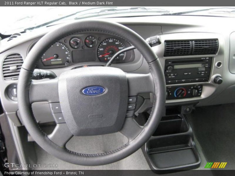 Black / Medium Dark Flint 2011 Ford Ranger XLT Regular Cab