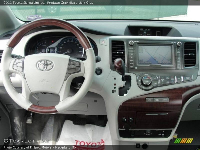 Predawn Gray Mica / Light Gray 2011 Toyota Sienna Limited