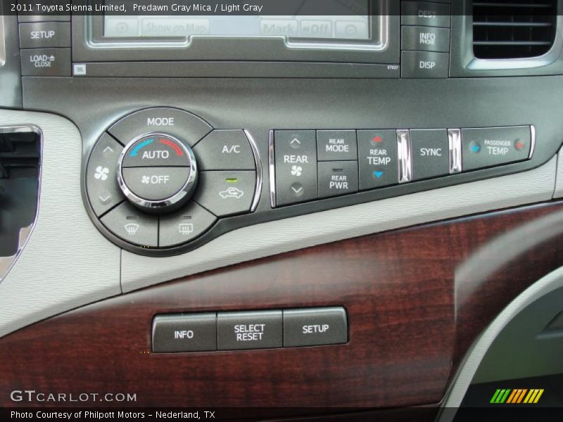 Predawn Gray Mica / Light Gray 2011 Toyota Sienna Limited