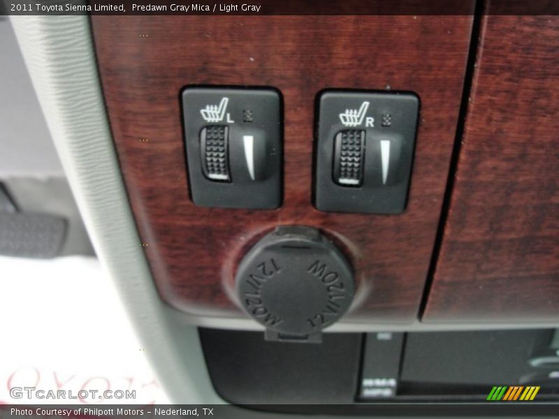 Predawn Gray Mica / Light Gray 2011 Toyota Sienna Limited