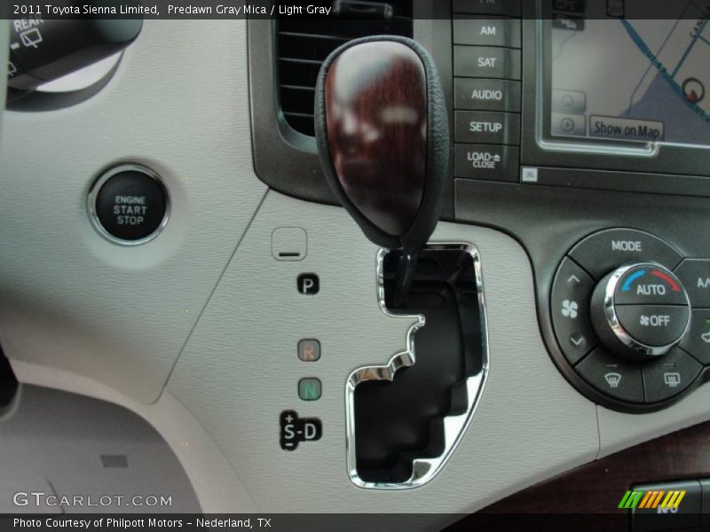 Predawn Gray Mica / Light Gray 2011 Toyota Sienna Limited