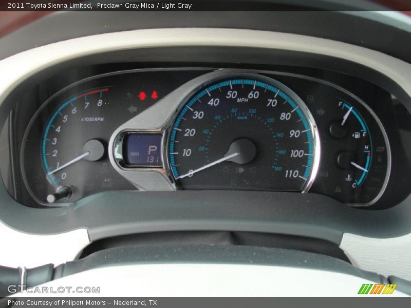 Predawn Gray Mica / Light Gray 2011 Toyota Sienna Limited