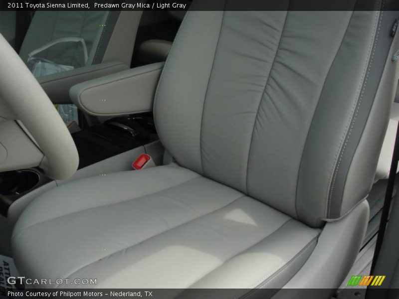 Predawn Gray Mica / Light Gray 2011 Toyota Sienna Limited