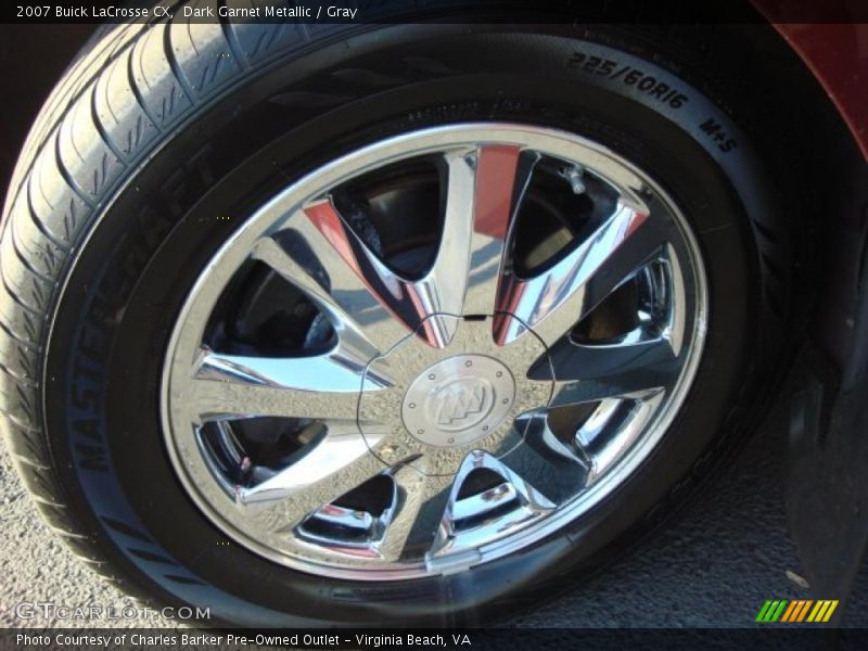 Dark Garnet Metallic / Gray 2007 Buick LaCrosse CX