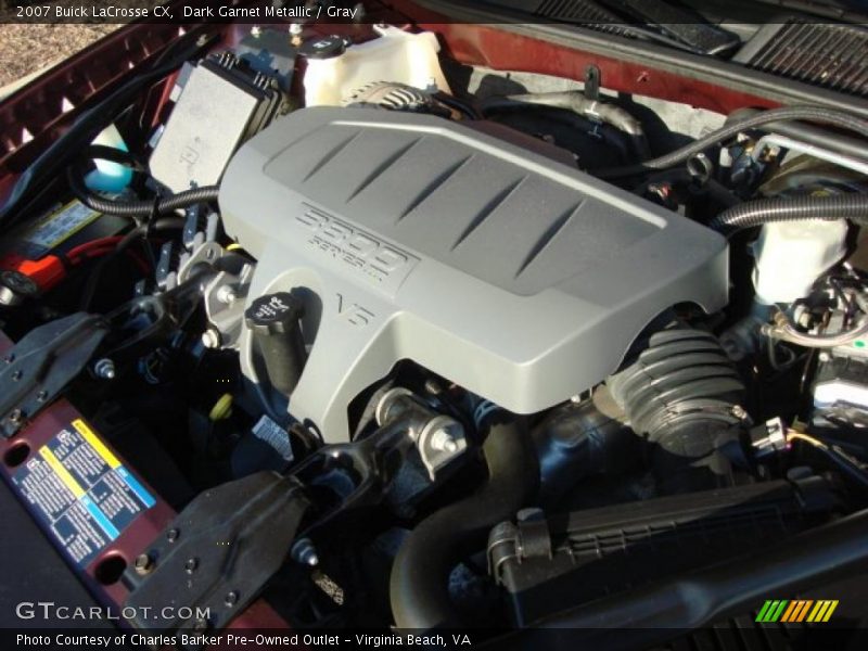 Dark Garnet Metallic / Gray 2007 Buick LaCrosse CX