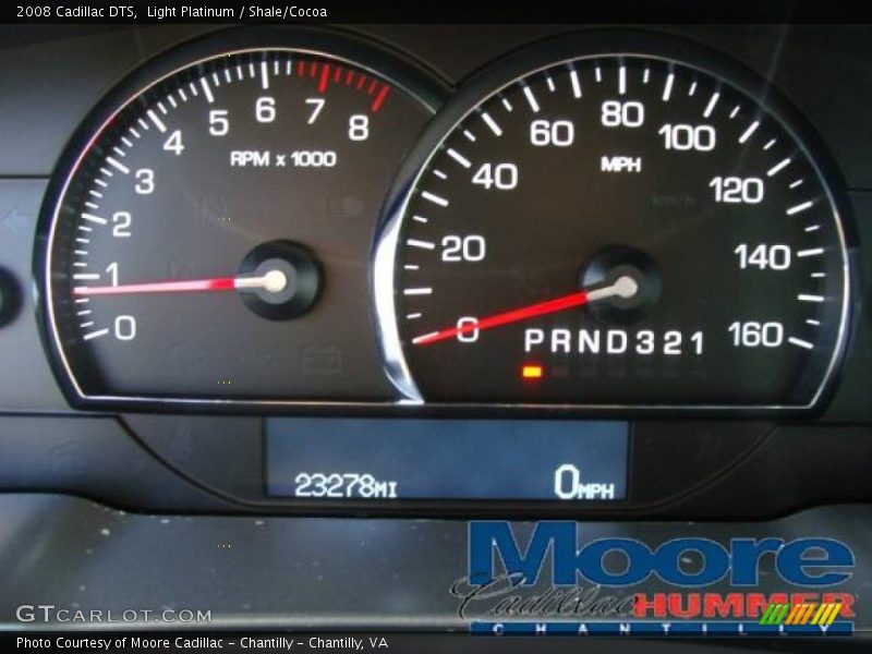 Light Platinum / Shale/Cocoa 2008 Cadillac DTS