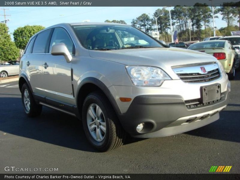 Silver Pearl / Gray 2008 Saturn VUE XE 3.5 AWD