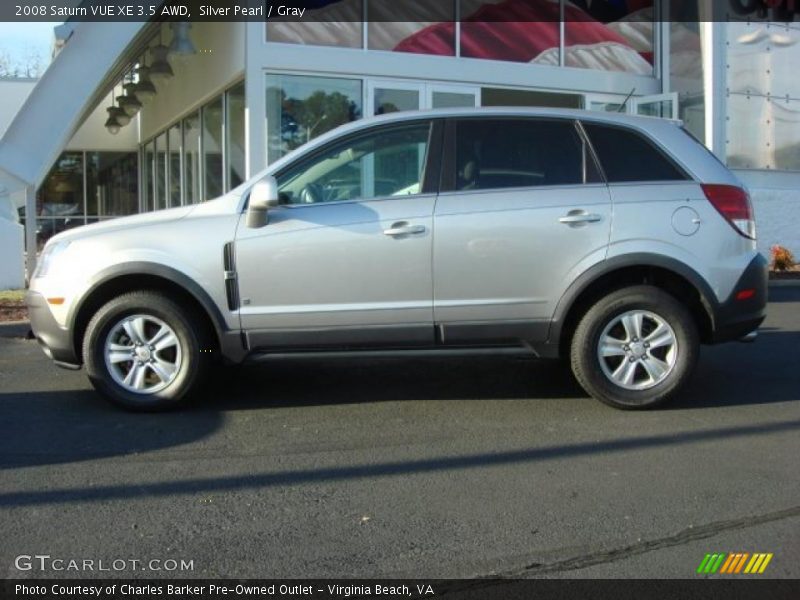 Silver Pearl / Gray 2008 Saturn VUE XE 3.5 AWD