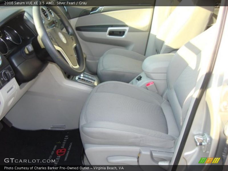 Silver Pearl / Gray 2008 Saturn VUE XE 3.5 AWD